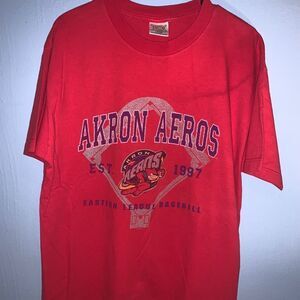 Rare Vintage Akron Aeros T-shirt
